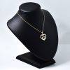 Lantisor aur femei inima in inima aur 14k