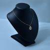 Lantisor copii aur cu initiala E font artistic aur 14k