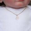 Lantisor copii aur cu initiala T aur 14k 