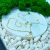 Lantisor aur 14K dama personalizat cu nume 42cm