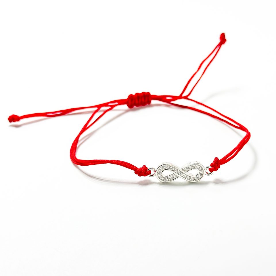 Bratara Snur, Model Infinit – Argint – Pietre Zirconiu